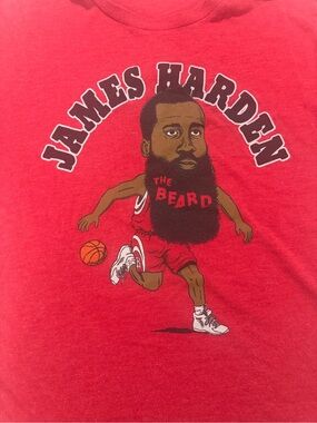 Funny James Harden “The Beard” graphic tee by Homage.